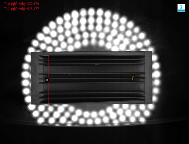 散热片外观尺寸视觉检测设备系统-机器视觉_视觉检测设备_3D视觉_缺陷检测