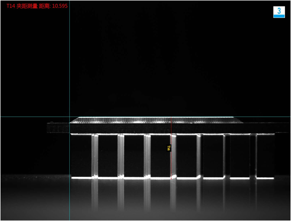 散热片外观尺寸视觉检测设备系统-机器视觉_视觉检测设备_3D视觉_缺陷检测